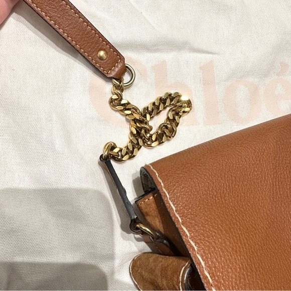 Chloe Calfskin Suede Small Jodie Camera Bag - Picture 6 of 9